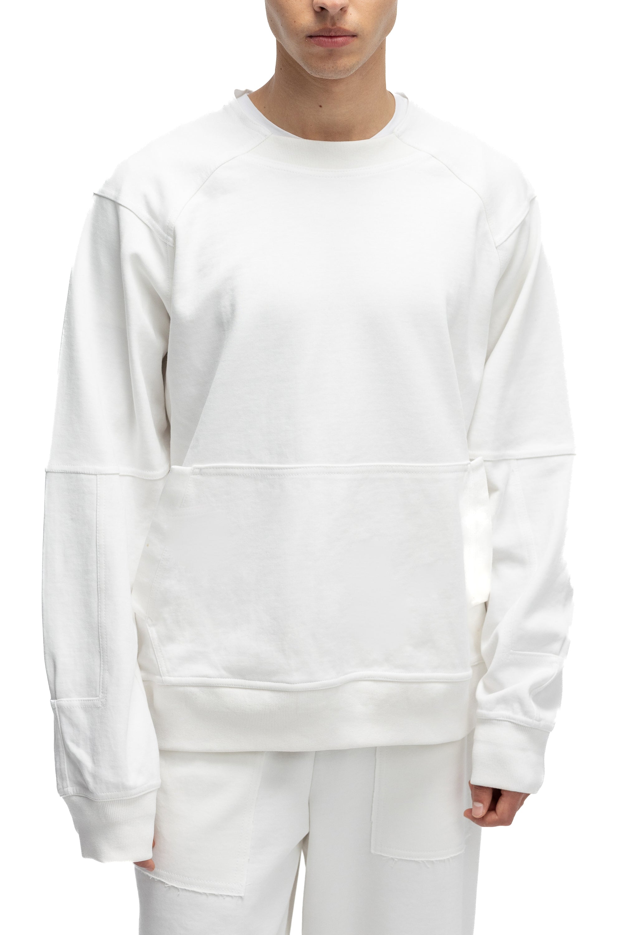 Hanorac Alb Oversized