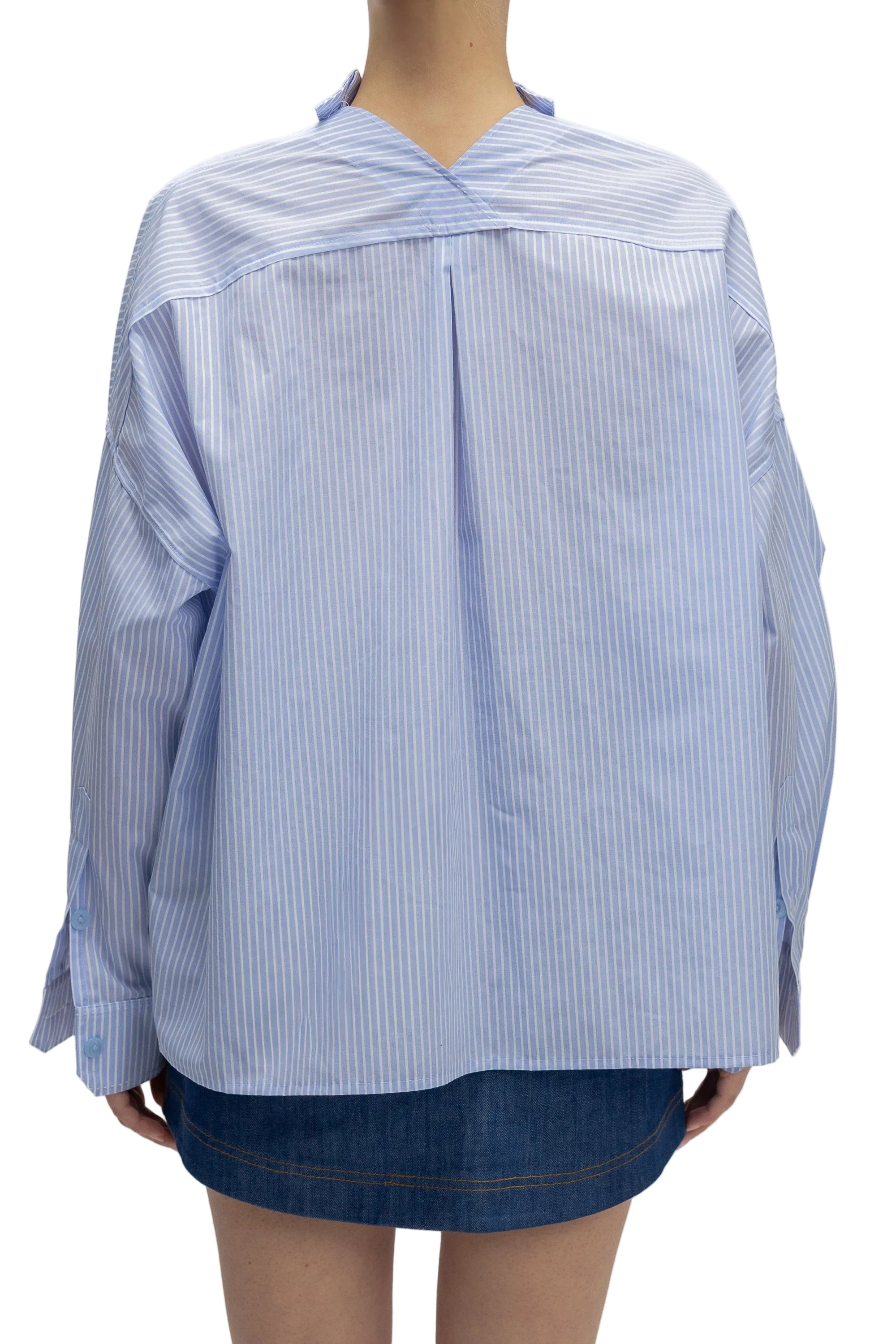 Camasa Oversitze cu Guler Asimetric