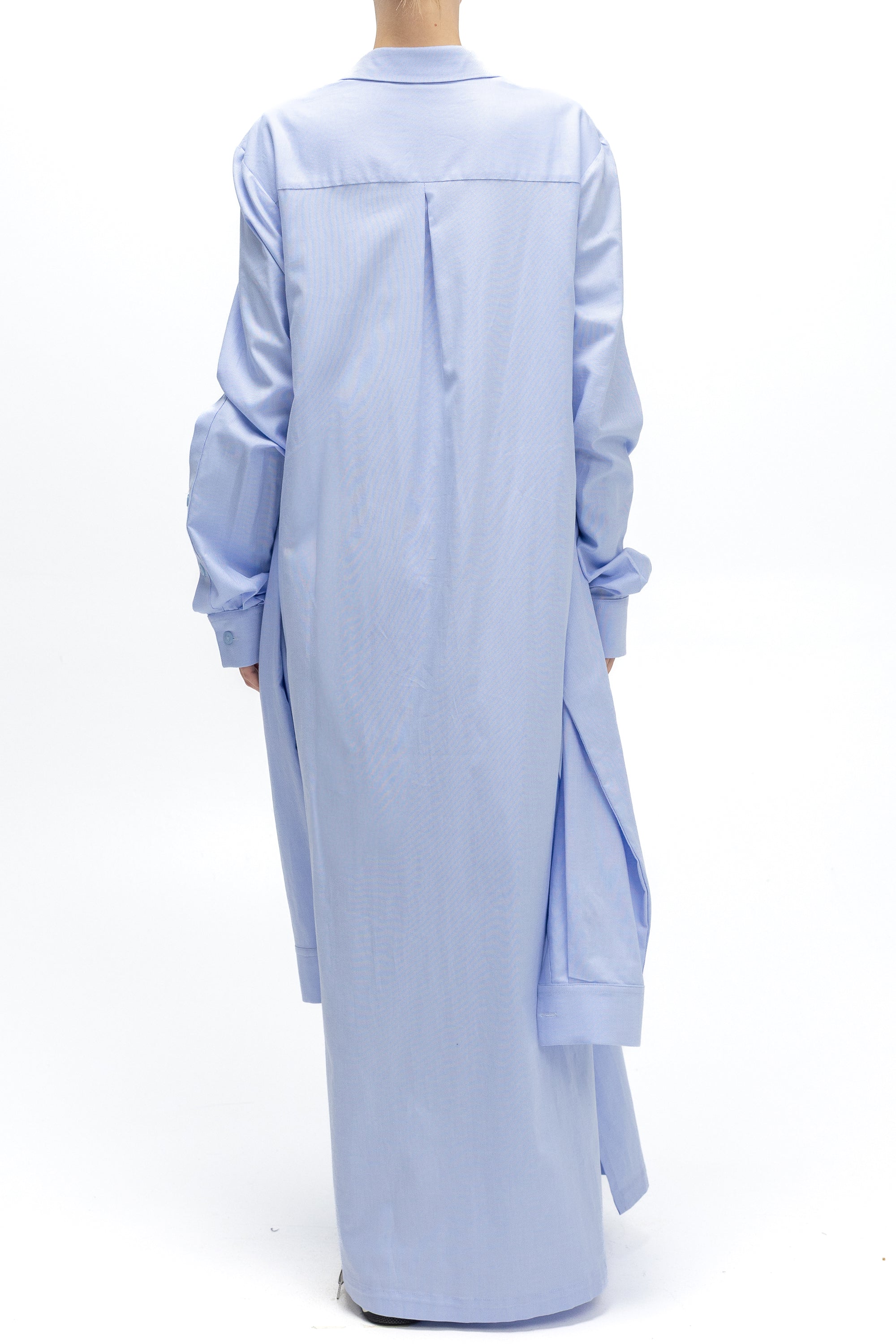 Rochie Stil Camasa Albastra