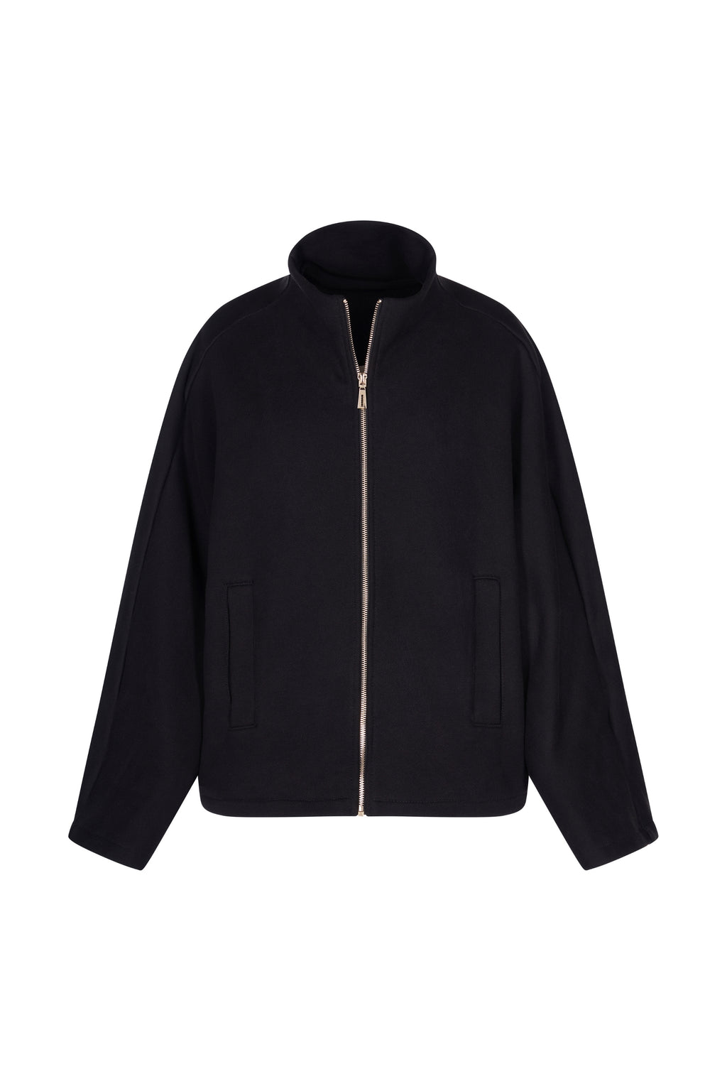 Jacheta cu Guler Inalt si Maneci tip Fluture