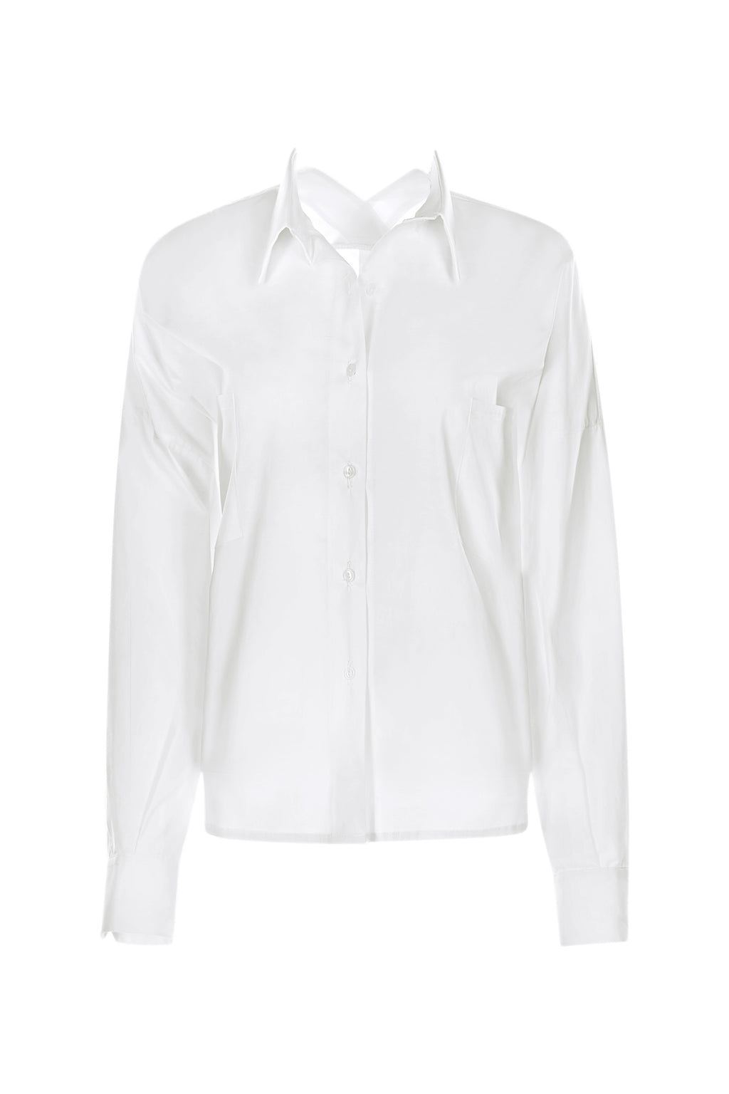 Camasa Oversitze cu Guler Asimetric