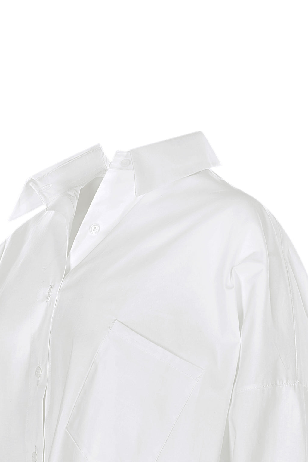 Camasa Oversitze cu Guler Asimetric