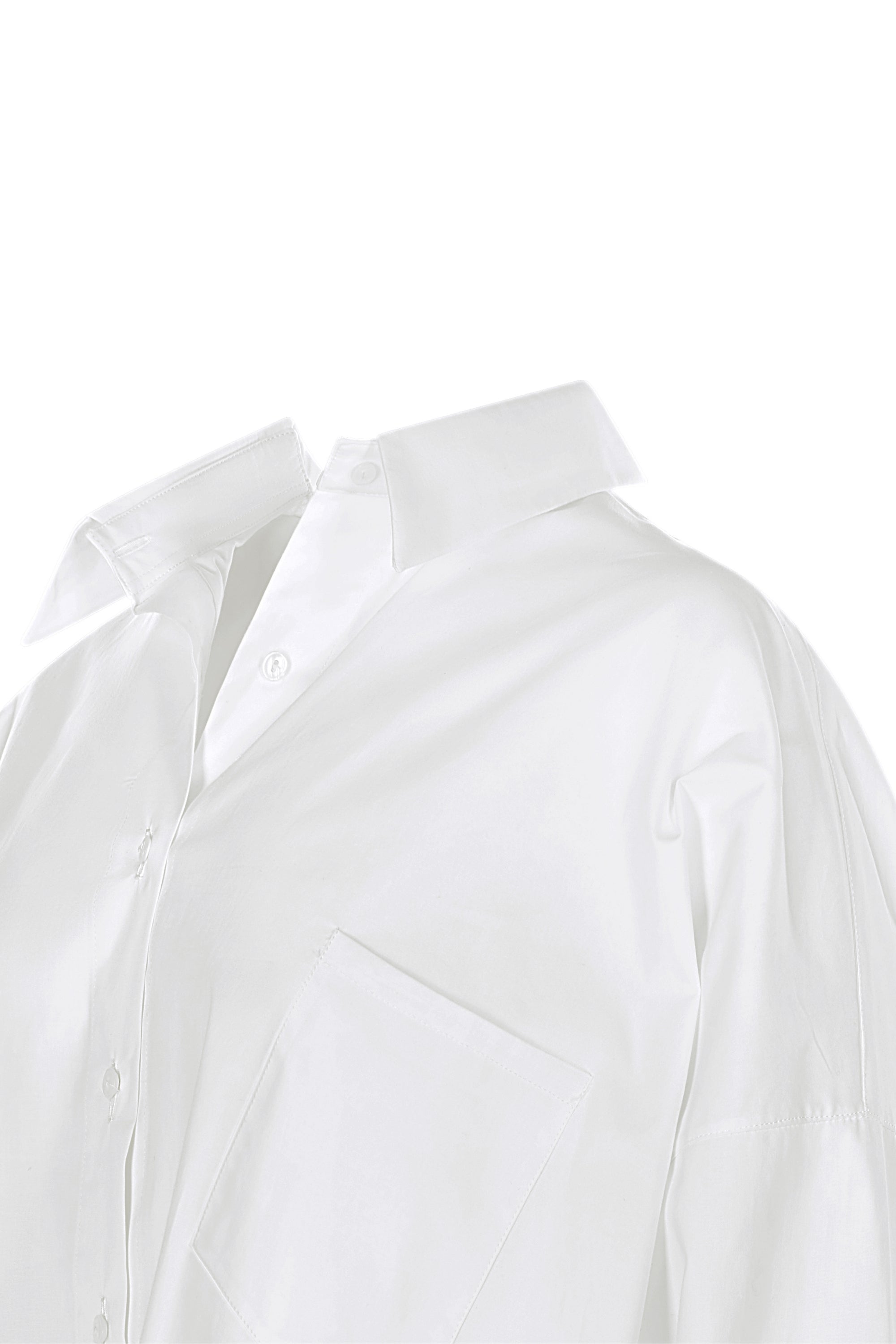 Camasa Oversitze cu Guler Asimetric