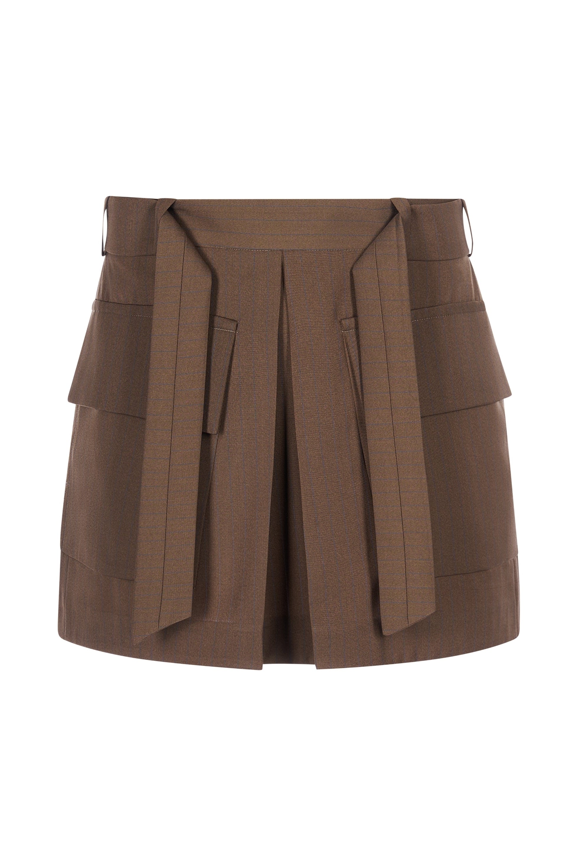 Fusta Mini Maro cu Buzunare Cargo