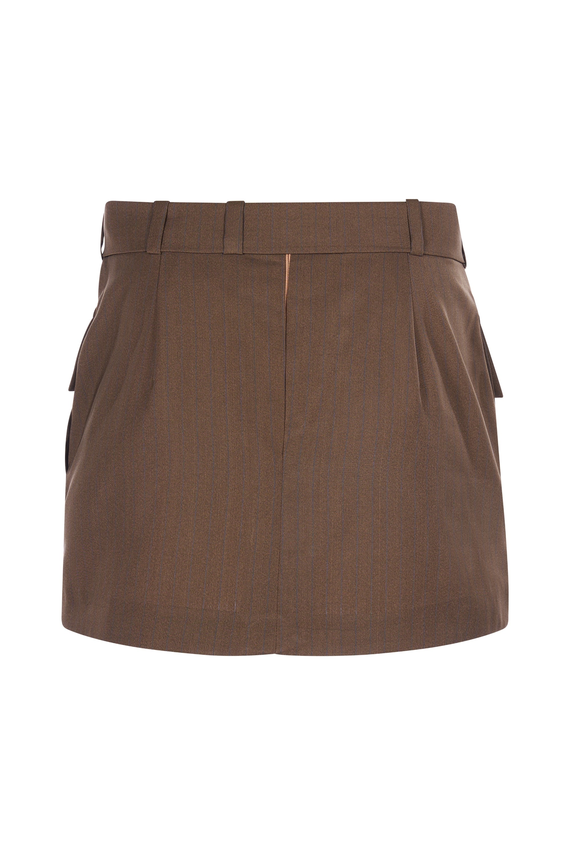 Fusta Mini Maro cu Buzunare Cargo