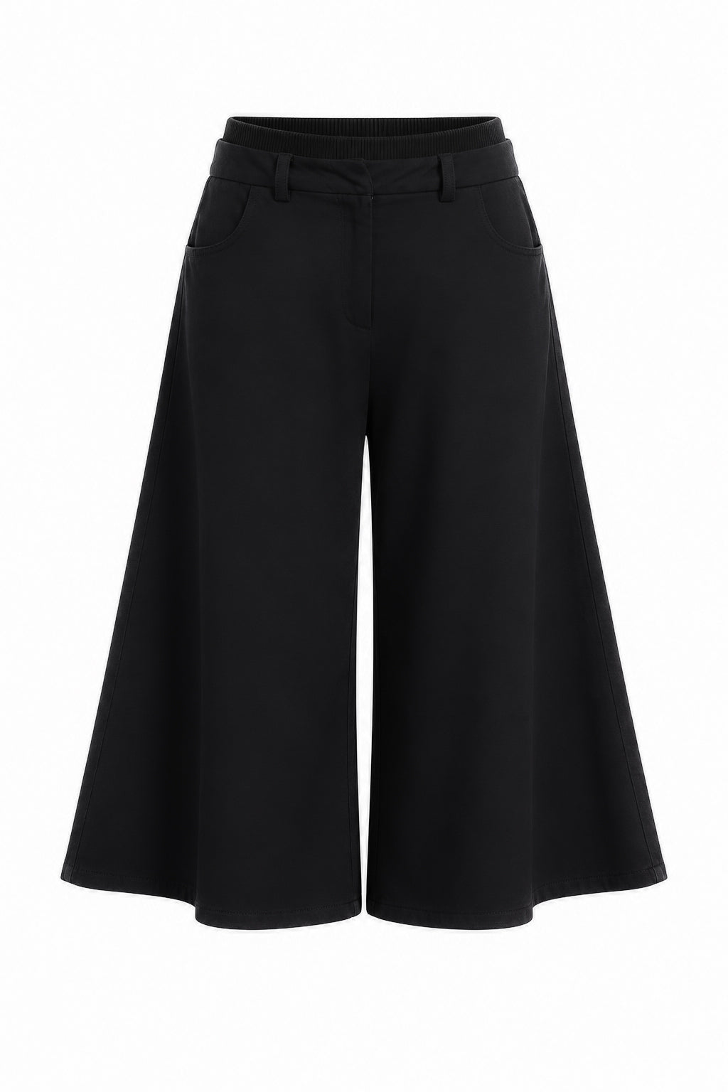 Pantaloni Culotte Negri