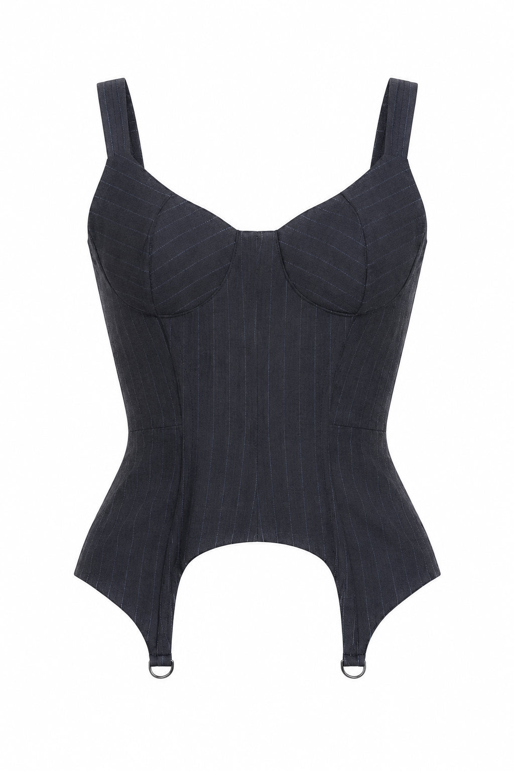 Corset Structurat cu Dungi Fine