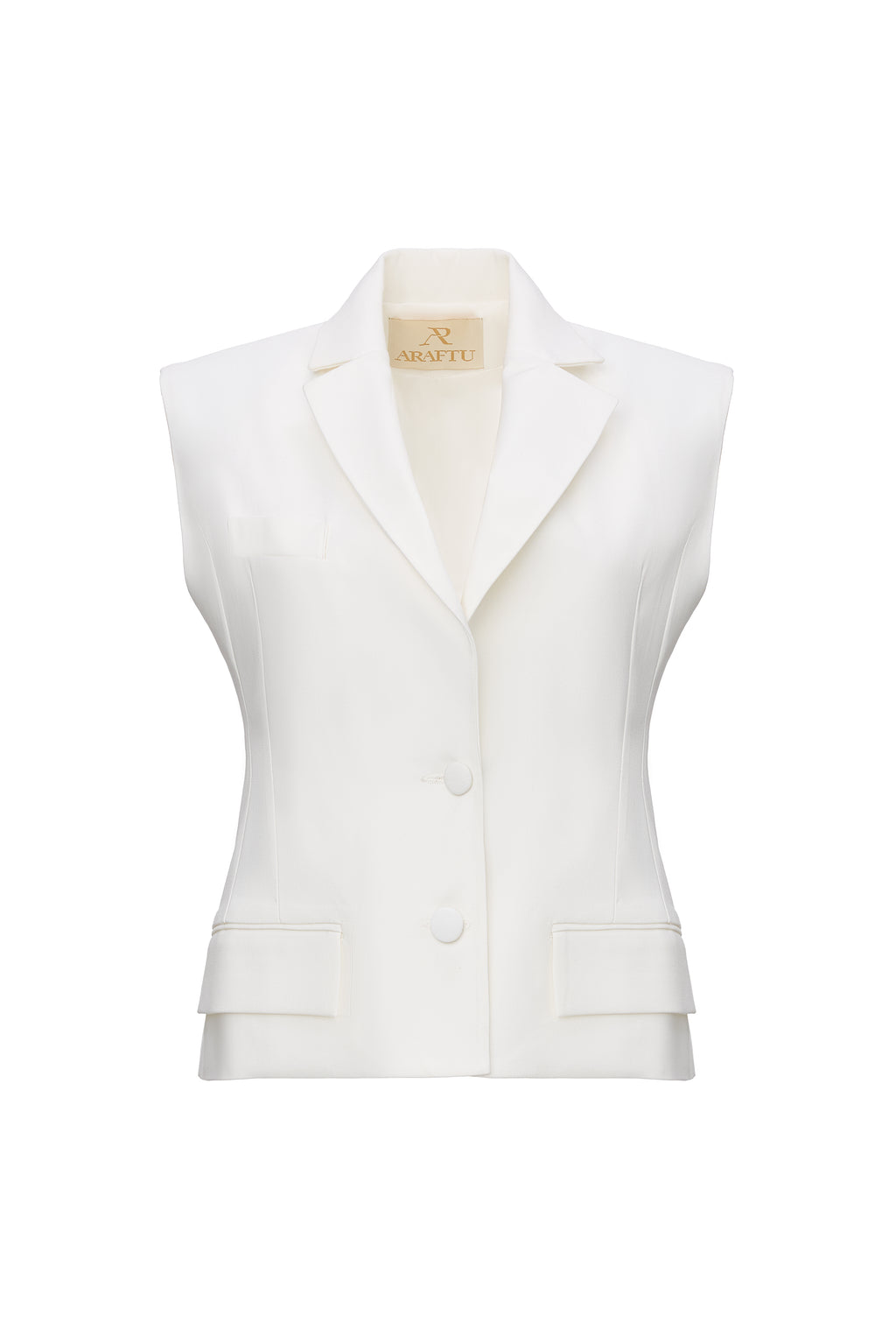 Vesta cambrata cu umeri înalți