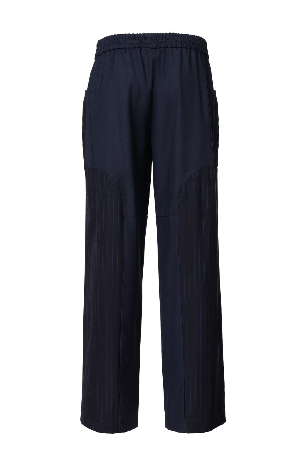 Pantaloni Bleumarin cu Buzunare Burduf