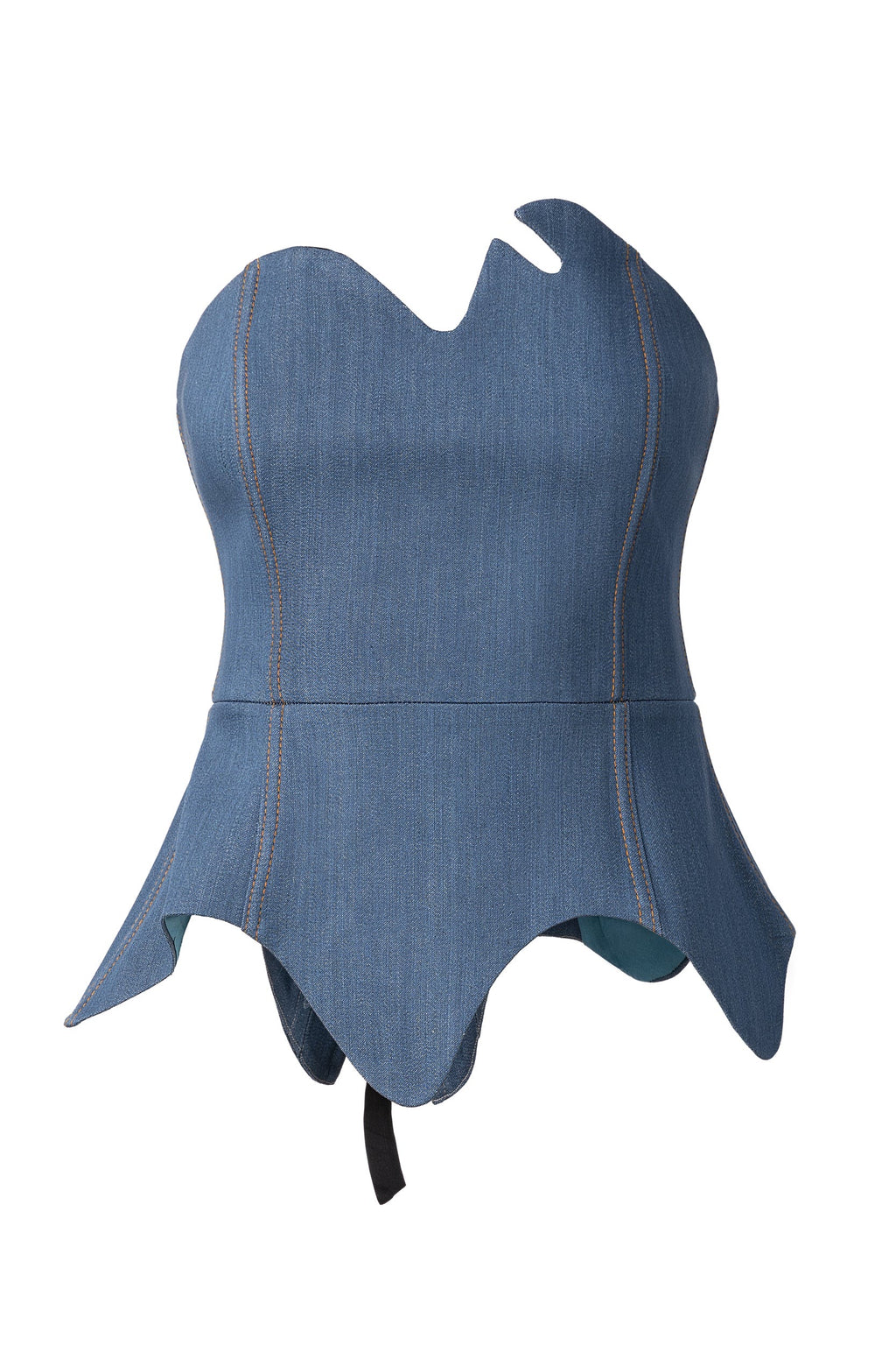 Corset Denim Asimetric