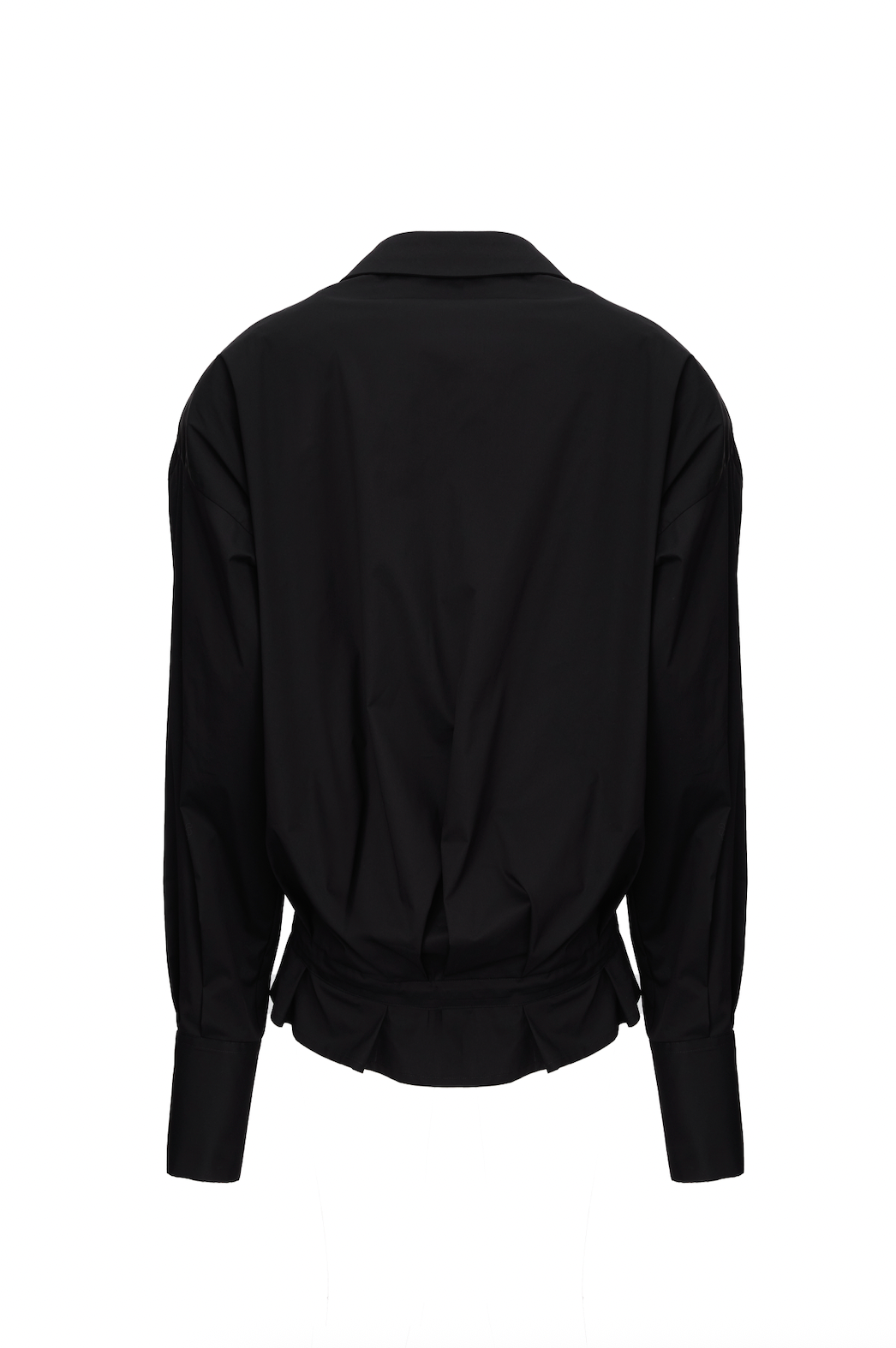 Camasa Neagra Cu Snur in Talie