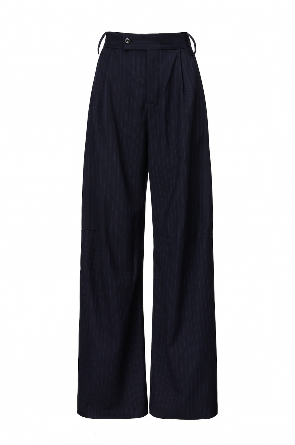 Pantaloni Largi  cu Talie Inalta