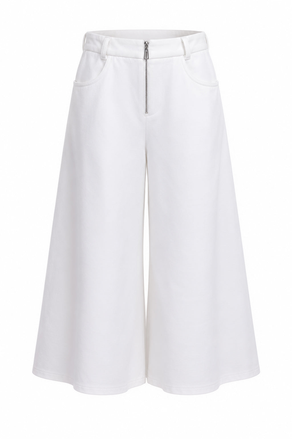 Pantaloni Culotte Ivoire