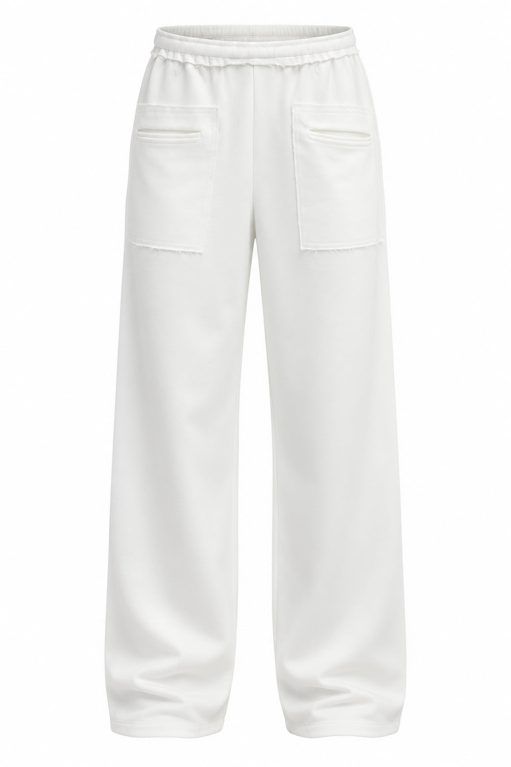 Pantaloni Wide-Leg cu Croi Lejer