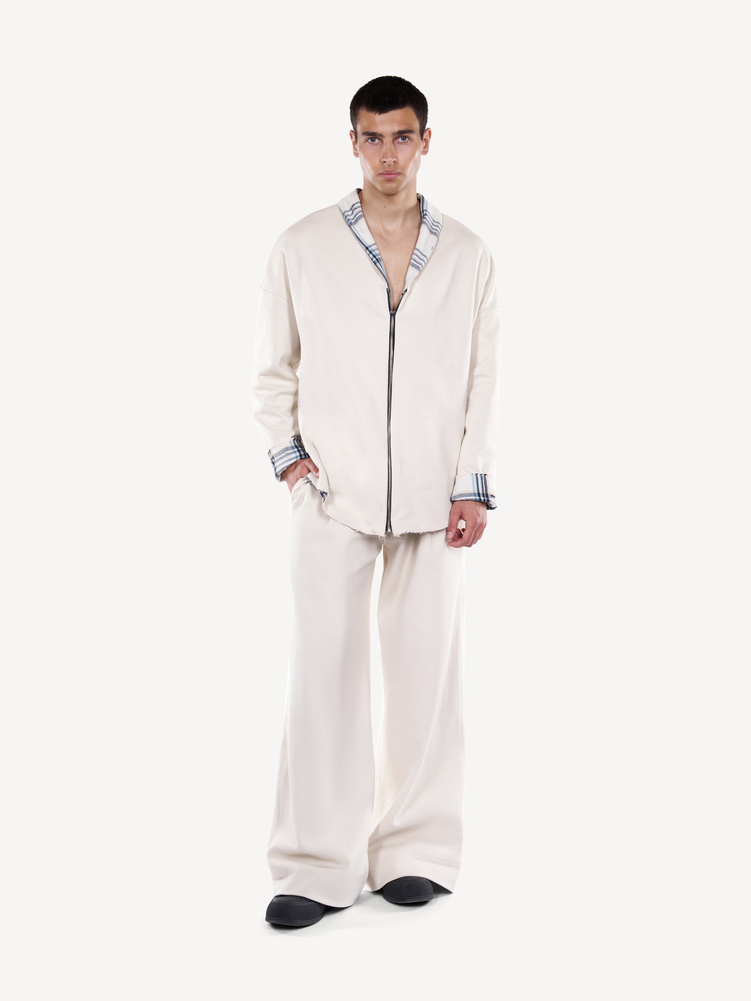 Jacheta reversibila ecru