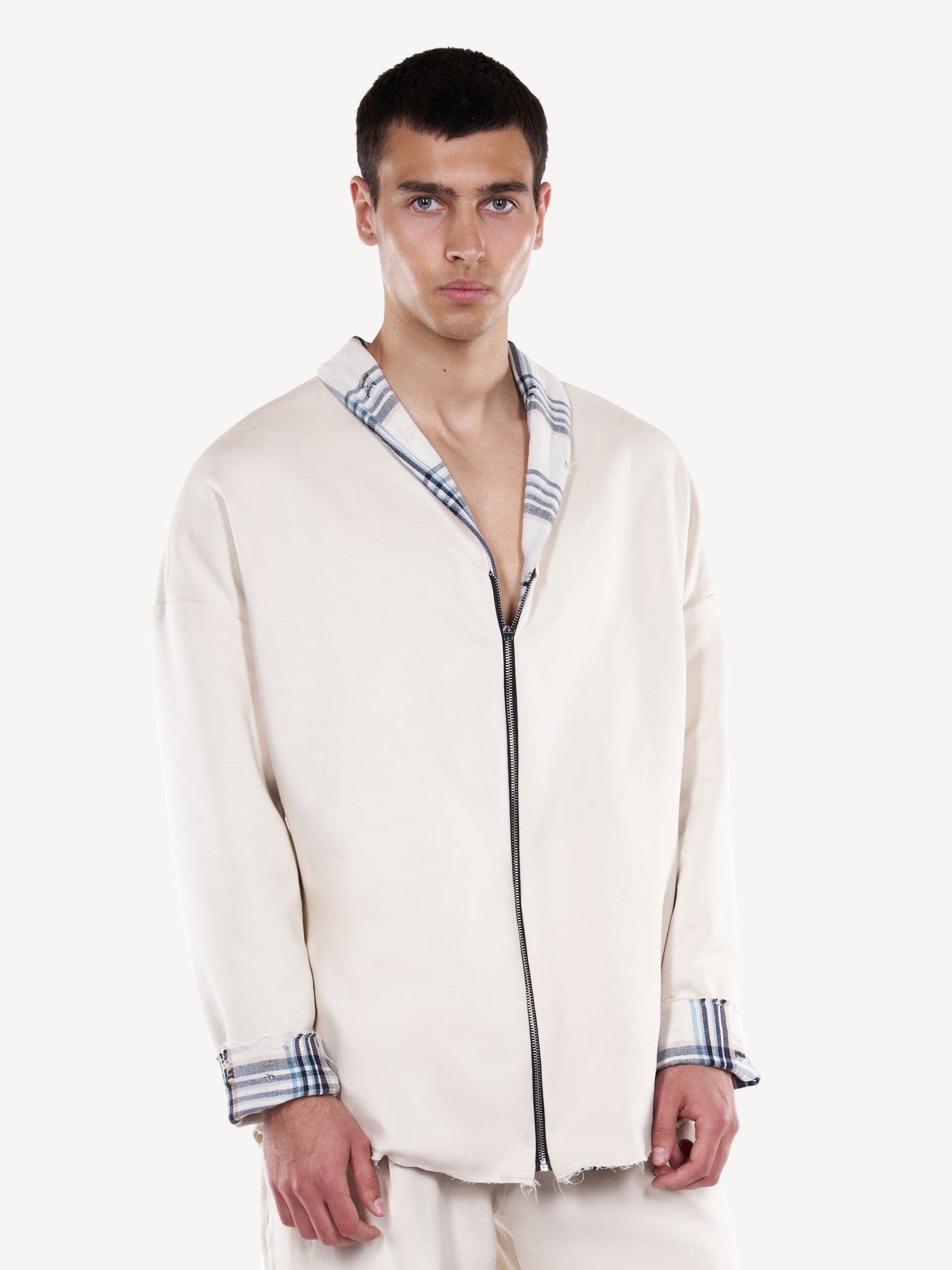 Jacheta reversibila ecru
